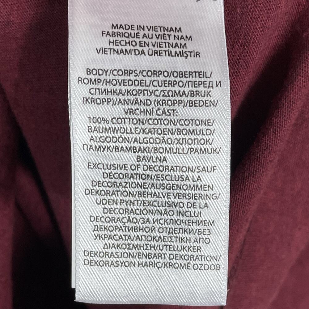 Polo Ralph Lauren T Shirt Mens XXL Burgundy Classic Fit‎ Jersey Long Sleeve Tee - Picture 10 of 13